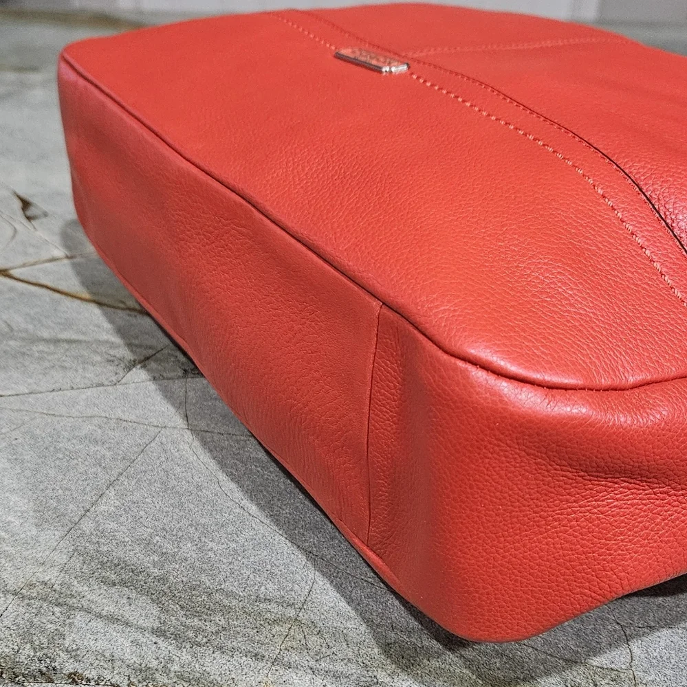 Coach Red Pebbled Leather Women's Bag NWOT